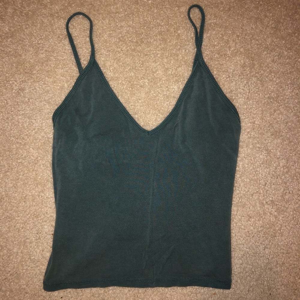 Green Brandy Melville crop top